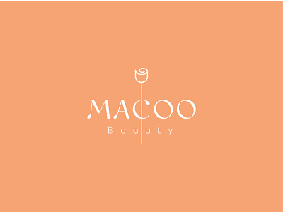 Minimal logo design for Macoo Beauty branding design graphic design logo minimal typography