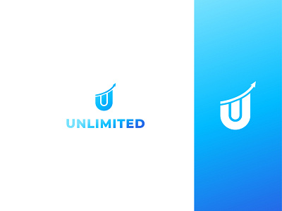 Unlimited branding design icon logo minimal