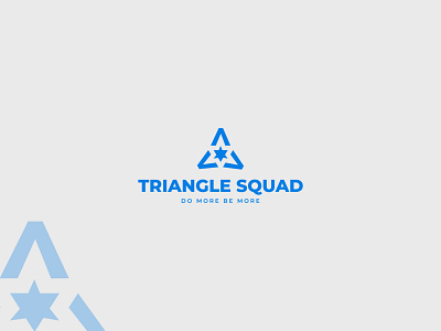 Triangle squad logo design branding design icon illustration logo minimal