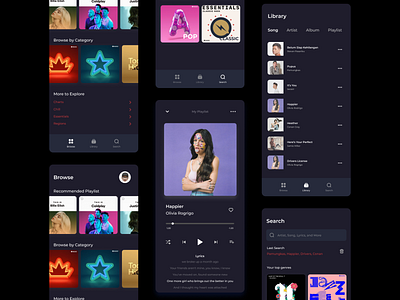 UI Design - Music Apps