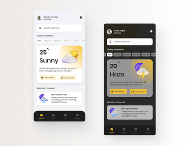 UI Design - Weather apps