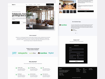 Co-working Space Landing Page