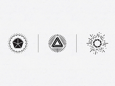 Logo research branding geometry logo