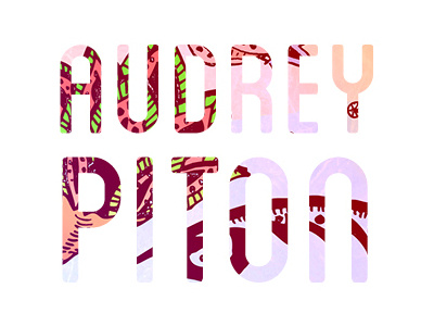 Logo Audrey Piton branding