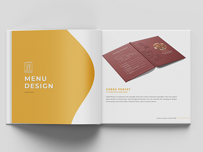 Portfolio - Cobek Penyet menu book design branding culinary design food graphic design illustration logo marketing ui vector