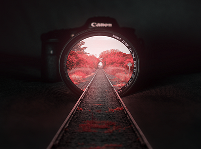 Welcome inside my lens. camera design graphic design photoediting photography photoshop rails