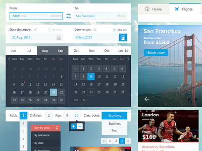 Ui Kit for Airline 