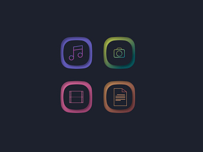 Icon UI design #dailyui #007 app design graphic design illustration ui ux