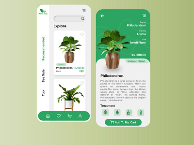 Plant app Ui app branding design graphic design illustration logo ui ux web design website