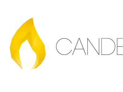 Candela Logo code flame logo