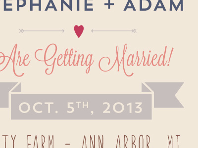 Steph & Adam's Save the Date