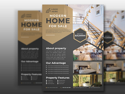 Real Estate Flyer Design template