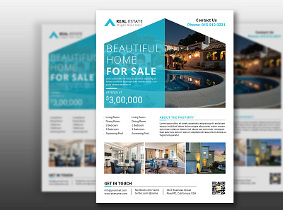 Corporate Real Estate Business Flyer Design advertisement advertising agency brochure business business brochure business flyer design flyer illustration logo