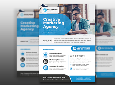Creative Business Flyer Design advertisement advertising agency branding brochure business business brochure business flyer design graphic design illustration logo poster design