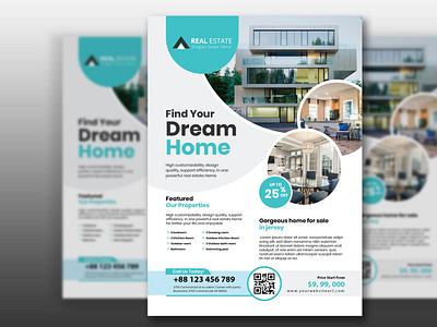 Real Estate Flyer Design template