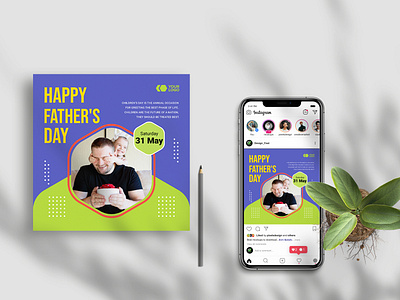 Creative Happy Children's Day Social Media post Design