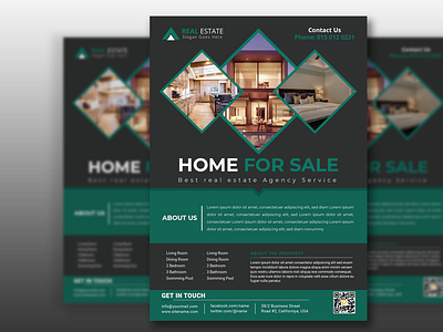 Corporate Real Estate Flyer Design