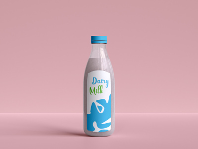 Milk Bottle Mock-up ------------------------------------------- milk packaging