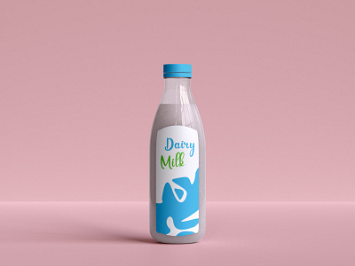 Milk Bottle Mock-up
-------------------------------------------