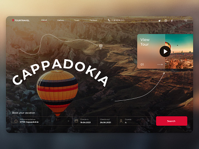 Cappadocia - Travel Website concept