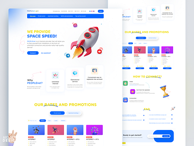 Internet Provider Landing Page