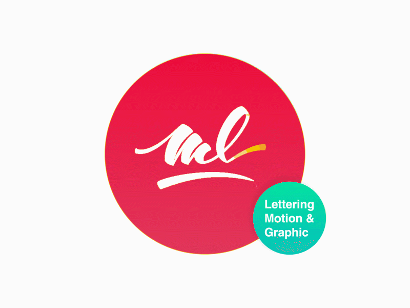 Logo play animation gif lettering logo loop motion design
