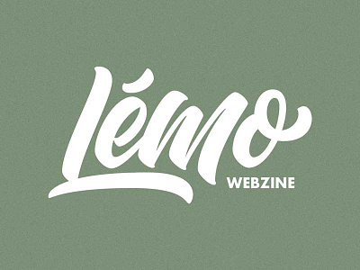 Lémo WEBZINE logotype graphic design lettering logotype typography