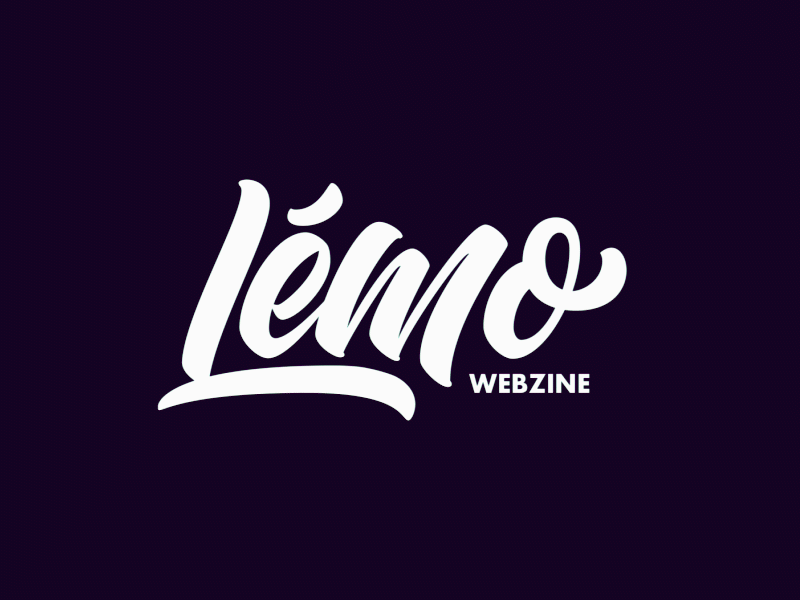 Lémo WEBZINE animated logotype animated logotype motion design typography