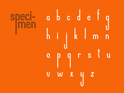 specimen Ego ego experimental typeface font letters specimen typography