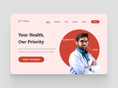 Medical Website design ui ux web website