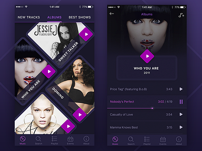 Music App for Jessie J