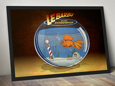 Le Barbu - The Lost Barbershop aquarium barberpole barbershop fish indiana jones le barbu lebarbu lost ark