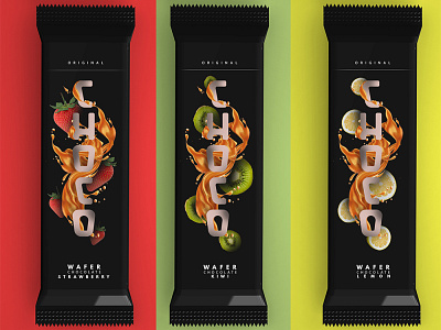 Choco Wafer branding design illustration packaging packaging mockup packagingdesign