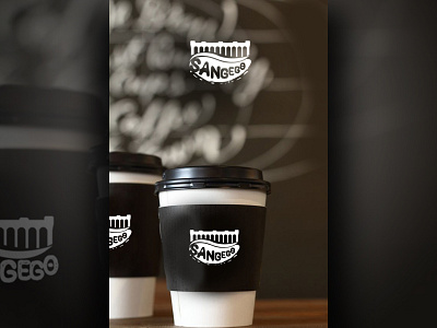 Sangego Coffee brand design brand identity branding design illustration logo packaging packaging mockup packagingdesign