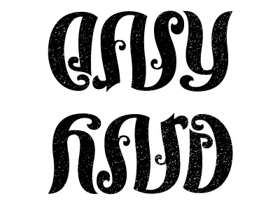 Ambigram - Work In Progress