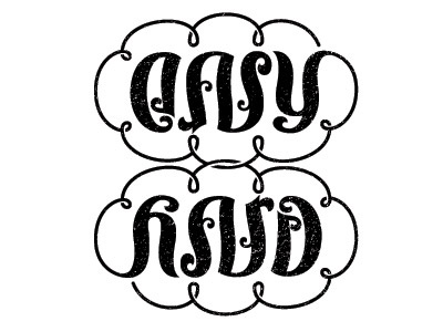 Ambigram - Final ambigram easy font hard illustrative lettering symbiotogram typography