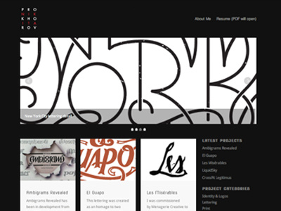 New Portfolio Website design graphic design illustration lettering new portfolio typography vector website