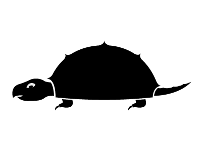 Minimal 07 - Turtle animal illustration minimal minimalist minimals turtle vector yearofminimals