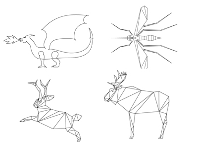 100 Minimals...check! animal drawing geometric geometry illustration minimal minimalist one line simple vector year of minimals