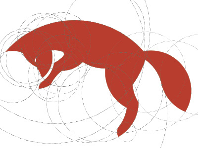 Minimal 133 - Hunting Fox animal fox illustration minimal minimalist vector yearofminimals