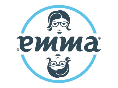 Emma's New Logo ambigram emma fun identity lettering logo logomark logotype redesign typography