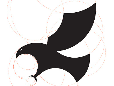 Minimal 180 animal eagle geometry illustration logo mark minimal minimalist minimals symbol vector yearofminimals