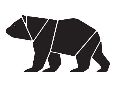 Minimal 176 animal bear illustration mark minimal minimalist vector yearofminimals