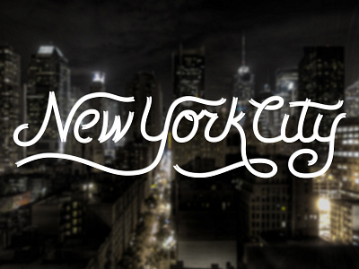New York City design fun hand lettering lettering new york new york city nyc typography