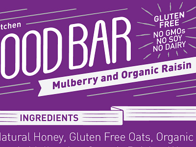 Good Food Bar // Sneak Peek 1 design granola granola bar hand lettering identity label lettering logo logotype typography