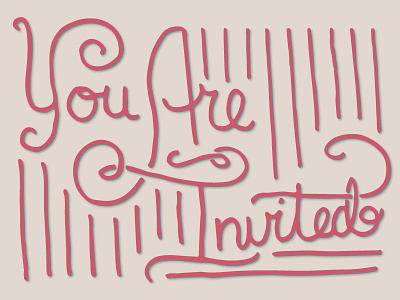 One Dribbble Invite design draft dribbble invitation invitations invite lettering player typography