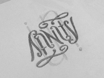 Typographic fun ambigram hand drawn hand lettering lettering paper pencil sketch type typographic play typography word play