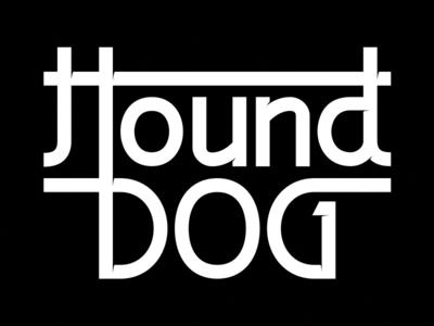 Hound Dog 2.0 elvis exploration fun lettering practice shadows typography