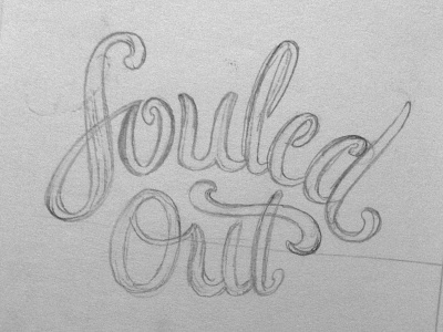 LIP - Lettering In Progress funk hand lettering lettering sketch soul typography
