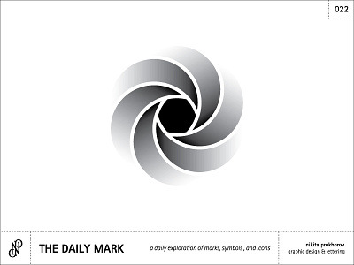 The Daily Mark 022 - Abstract Flower abstract design exploration flower icon logo logomark mark nature symbol thedailymark